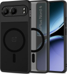 Kaitse&uuml;mbris Magmat MagSafe, OnePlus Nord 4, matt l&auml;bipaistev musta &auml;&auml;rega, Tech-Protect