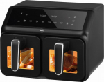 Eldom Double fat-free fryer, 2200 W, capacity 8 l, LED display