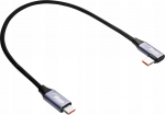 Kabel USB Akyga USB-C - USB-C 0.3 m Czarny (AK-USB-53)