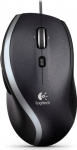 Logitech M500S Corded Optical Mouse, Black