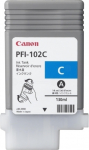 Canon PFI-102C ink cartridge, cyan