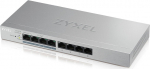 Zyxel | GS1200-8HP v2 | Web Managed PoE Gigabit Switch | 8x Port | 1Gbit/s | 60W PoE