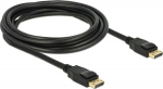 DELOCK Displayport Kabel DP -> DP St/St 3.00m schwarz 4K