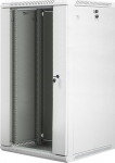 Lanberg Wall-mounted cabinet installation 19 22U 600X600mm szara (drzwi szklane)