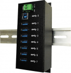 Exsys Ex 1187HMVS - Hub - 7 x SuperSpeed USB