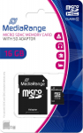 MediaRange Micro SDHC 16 GB Class 10 MR958