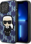 Karl Lagerfeld KLHCP13XPMNIKBL Monogram Ikonik Patch Hardcase for iPhone 13 Pro Max 6.7" / blue