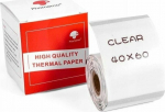 Phomemo Papier Przylepny Naklejki 40x60mm Transparent Phomemo M110 M120 M200 M220 M221 / XP-TT4060-130
