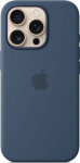 Apple iPhone 16 Pro silicone shell MagSafella, jeans&shy;blue