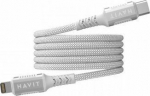 Kabel USB Havit USB-C - Lightning 1 m White (CB6298)