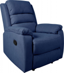 Recliner armchair MANUEL dark blue