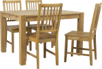 Dining set CHICAGO NEW table 120x90cm and 4 chairs (19954)