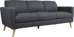 Sofa KAILI 3-seater, dark grey