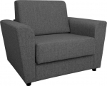 Armchair bed VESPER dark grey