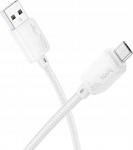 Kabel USB A do Micro USB Hoco 2.4A 1 m X113 white