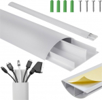 Maclean Cover strip MC-814 S Silver, Aluminum
