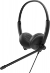 DEL Dell | Headset | WH125 | Built-in microphone | USB Type-A | Black