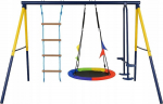 Extralink Black Forest Frame Swing, Nest Swing + Ladder + 263x185x185cm