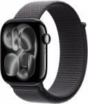 Apple - Smart watch loop - 46mm - 145 - 220 mm - dark gray - for Watch Herm&egrave;s Series 9, SE 3, Series 10, Series 11, Series 8, Series 9, Ultra 2, Ultra 3