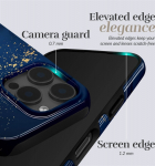 MIO Midnight Sparkle Magsafe Case Compatible for Samsung S25+ 5G, blue