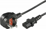 MicroConnect Power Cord UK Type G - C13 2M, UK Type G, BS 1363 - C13