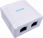CABLE ACC MOUNT BOX CAT6A FTP/2P NCAC-2F6A-01 GEMBIRD