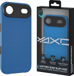 Yaxo Phone case Leather Gear Slim Case MagSafe iPhone 17 Air Electric Blue