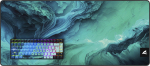 Sharkoon SKILLER SGK50 S3 Ultimate Rev2 turquoise/blue DE-Layout - Tastatur
