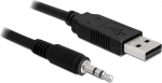 DELOCK USB Kabel A -> 3.5mm 3Pin 1.80m (5 V) TTL