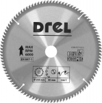 Drel DREL Widia circular saw 255 x 30 mm 100T Aluminium