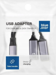 Adapter USB Bluestar USB-C - USB-C x2 Silver
