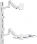 SpeaKa Professional Monitor Wall Mount SP-MM-961 1 Display s 43.2 cm 17" - 124.5 49" Wei&szlig;