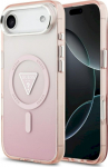 Case Guess IML Gradient Triangle Logo MagSafe for iPhone Air / pink