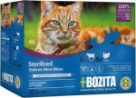 BOZITA sterilised pieces in jelly with meat multibox - wet cat food -12 x 85g