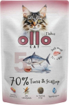 OLLO Cat No. 5 Tuna and scallop - wet cat food - 85g
