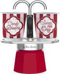 Mini Express 2TZ Coffee Maker Set + 2 Cups BIALETTI Candyland 90 ml (5461)