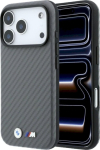BMW M Carbon Metal Logo MagSafe for iPhone 18 Pro / 17 Pro grey