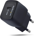 StarTech.com Startech - power adapter - 5 / 9 / 15 / 20 V, portable, GaN - 30 watt - 3 A - PD/PPS (USB-C) - svart