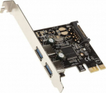 Controller InLine PCIe 2.0 x1 - 2x USB 3.0 (76666L)
