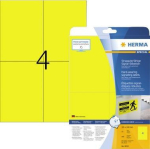 HERMA Signal Signs A4 105x148 mm yellow foil 100 St