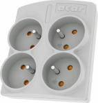 Power Strip Acar X4 Surge 4 white sockets