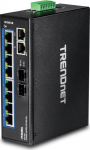 TRENDnet Industrie Switch 10 Port Gbit IP30 DIN-Rail Metall