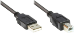 Alcasa Good Connections USB2.0 Kabel A-B schw. 0.25m