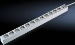 Rittal power strip 48.3cm 12fach Without switch 230V/16A
