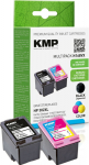 KMP Patrone HP HP302L F6U68AE Multipack BK/C/Y/M H168VX remanufactured