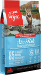 ORIJEN Six Fish Cat - dry cat food - 5.4kg