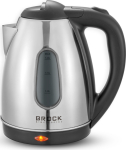 Brock WK 0601 SS Electricl Kettle 1.8L 1500W, Black/Steel