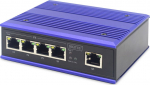 DIGITUS Switch Ind. 5-Port 10/100 Unmanaged blue