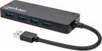 MANHATTAN 4-Port USB 3.2 Gen 1 Hub USB-A St./ 4x A-Buchse