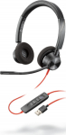 Poly Blackwire 3320, eadset, Head-band, Calls &